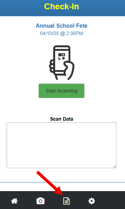 Ticket Scanning Report